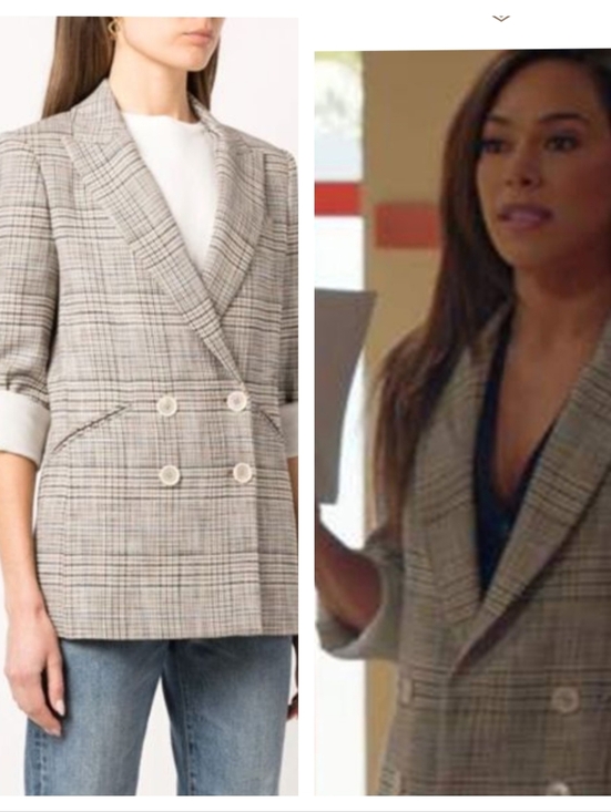 Veronica Beard Jackets & Blazers - Veronica Beard Parineti Houndstooth Dickey Jacket Blazer Celebrity Size 0